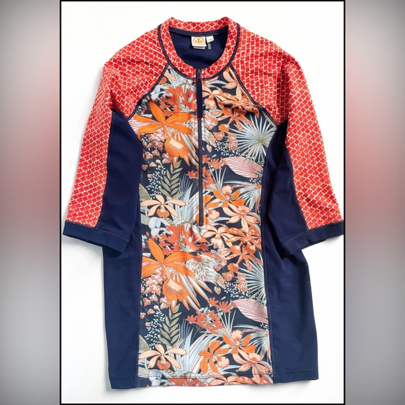 *Rare*Tory Burch rash guard in size small. Worn once and washed once. - Picture 3 of 3